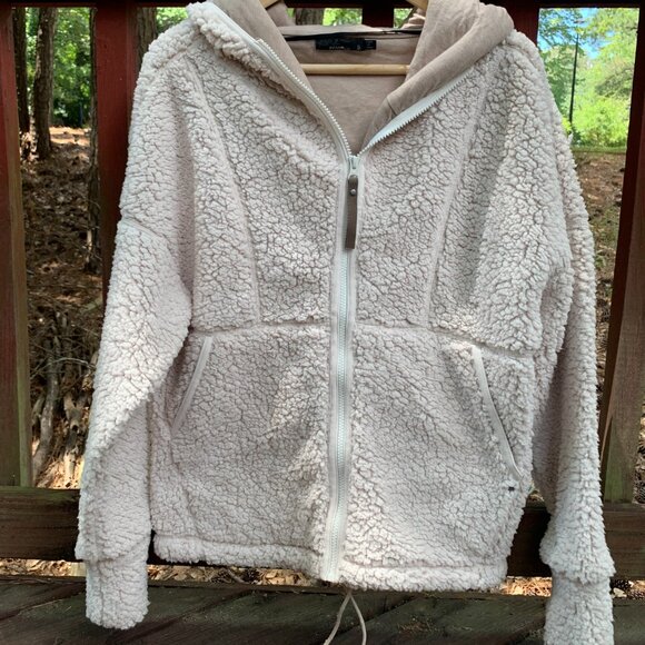 Prana Polar Escape Jacket - sherpa fleece with hood - Picture 3 of 11